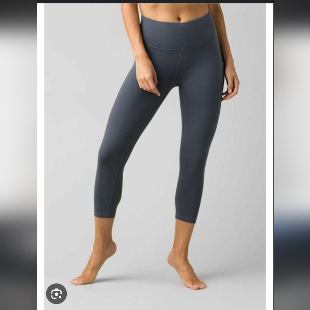 PRANA Transform High Rise Leggings in Gray Granite Size Small